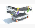 Stretcher Trolley For Kids 3D-Modell
