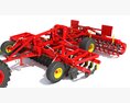 Tractor And Precision Disc Harrow 3D-Modell