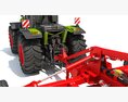 Tractor And Precision Disc Harrow 3D 모델  seats