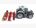 Tractor With Rotary Tiller 3Dモデル