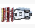 Tractor With Rotary Tiller 3D модель