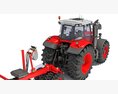 Tractor With Seeding System 3Dモデル