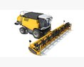 Advanced Cereal Harvester 3D 모델  top view