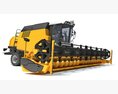 Advanced Cereal Harvester 3D 모델  front view