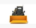 Mini Tracked Skid Loader 3d model top view