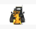 Skid Steer Tree Cutter 3Dモデル top view