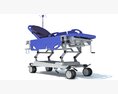 Adjustable Hospital Stretcher Modello 3D