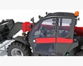 Hydraulic Telehandler Forklift Modello 3D seats