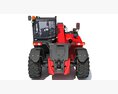 Industrial Telescopic Loader 3d model side view