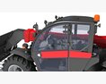 Telehandler With Pallet Forks 3Dモデル seats