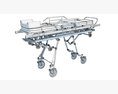 Collapsible Medical Stretcher 3D 모델 