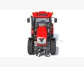 Compact Farm Tractor 3d model front view