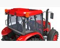 Compact Farm Tractor 3d model seats