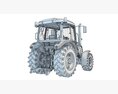 Compact Farm Tractor Modelo 3D