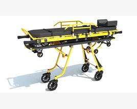 Modern Ambulance Bed 3D-Modell