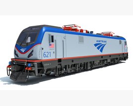Amtrak Electric Locomotive 3D model