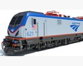 Amtrak Train 3D 모델 