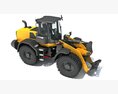 Compact Wheel Loader 3D 모델  top view