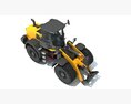 Compact Wheel Loader 3D 모델  clay render