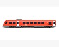 Deutsche Bahn Locomotive Train 3D 모델 
