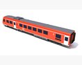 Deutsche Bahn Locomotive Train 3D модель