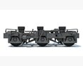 Hi-Ad Train Trucks Wheels 3d model