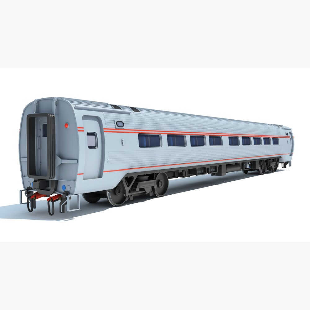Modern Commuter Railcar 3D模型