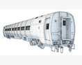 Modern Commuter Railcar Modèle 3d