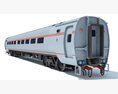 Passenger Train Car 3D-Modell