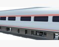 Passenger Train Car 3D-Modell