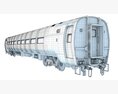 Passenger Train Car 3Dモデル
