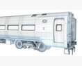 Passenger Train Car 3D 모델 