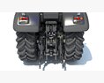Compact Black Tractor 3Dモデル