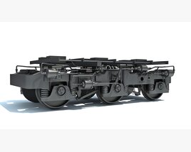Train Truck Bogies 3D модель