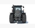 Valtra Tractor 3D-Modell clay render