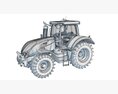 Valtra Tractor 3D-Modell