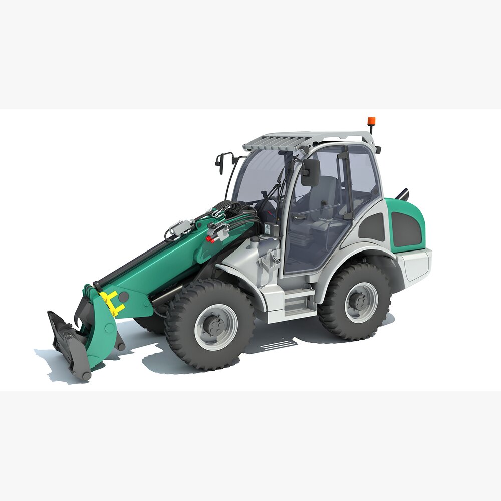 Compact Articulated Loader 3D 모델 