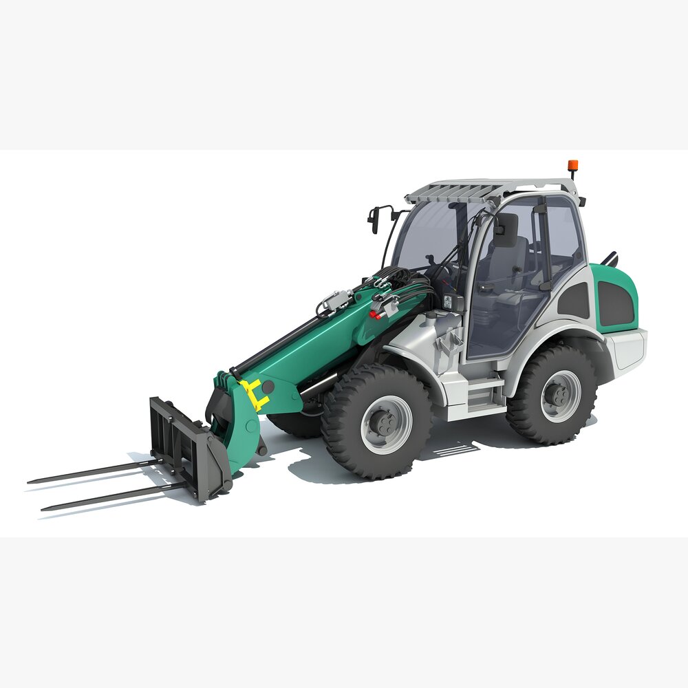 Compact Loader Forklift 3Dモデル