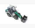 Compact Utility Loader 3Dモデル front view