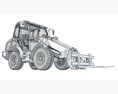 Forklift Pallet Loader 3d model