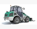 Industrial Wheel Forklift 3Dモデル