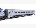 ACS-64 Passenger Train 3D 모델 