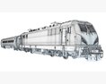 ACS-64 Passenger Train 3D 모델 