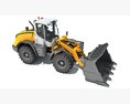 Front-End Loader 3D 모델  top view