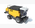 Harvester Thresher 3D 모델  top view