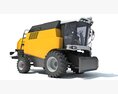 Harvester Thresher 3D 모델  front view