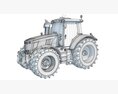 High-Horsepower Tractor 3D 모델 