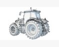 High-Horsepower Tractor 3D 모델 