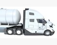 Liquid Transport Truck 3D-Modell seats
