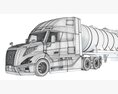 Liquid Transport Truck 3d model